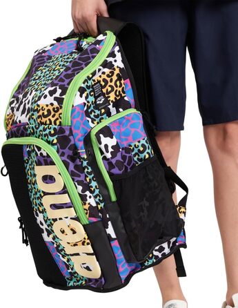 Рюкзак ARENA Unisex Spiky III Team Backpack 45 Allover для басейнів 45 л Animalier