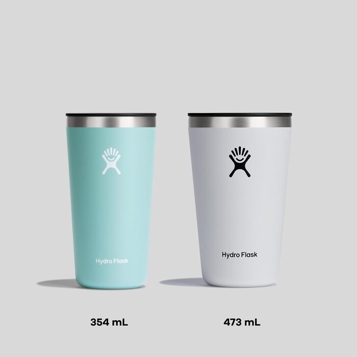 Термочашка HYDRO FLASK All Around 355 мл, вакуумна, нержавіюча сталь, герметична кришка, для гарячих і холодних напоїв, колір Aloe
