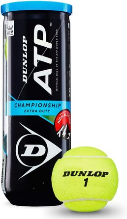 Тенісні м'ячі DUNLOP ATP Championship XD для високогір'я, сумка