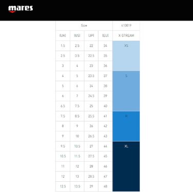 Ласти Mares X-Stream BN жовті унісекс XS дорослі