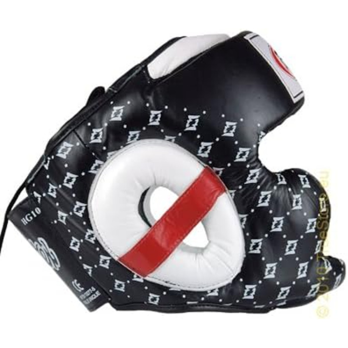 Захист голови Fairtex HG10, чорний/білий, розмір M