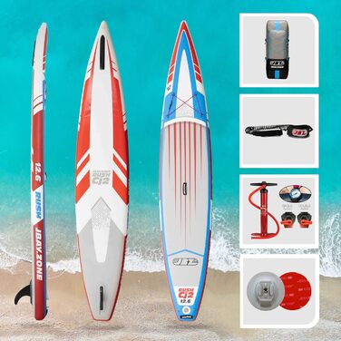 ДЖБАЙ. Надувне весло Zone Rush CJ Racing SUP Stand Up з аксесуарами 380x715 см - 12'6''x28''x6''