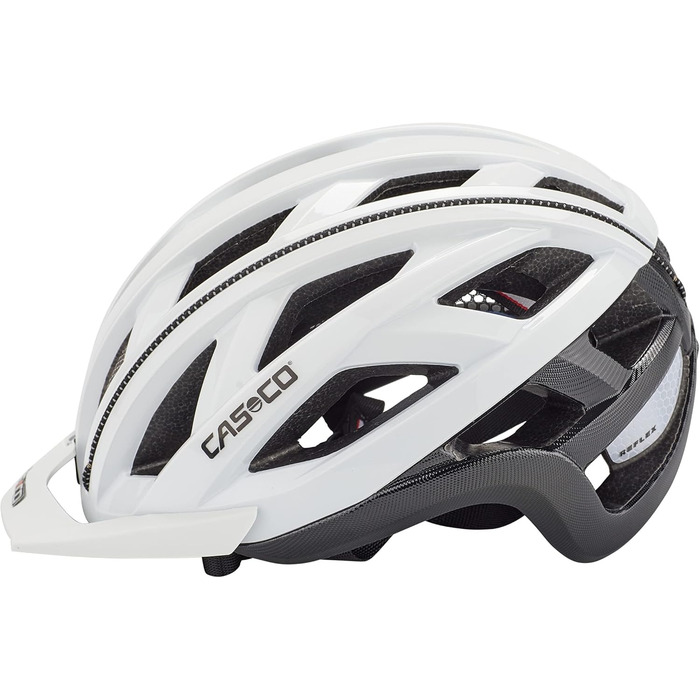 Велосипедний шолом Casco CUDA 2 біло-чорний, захисний