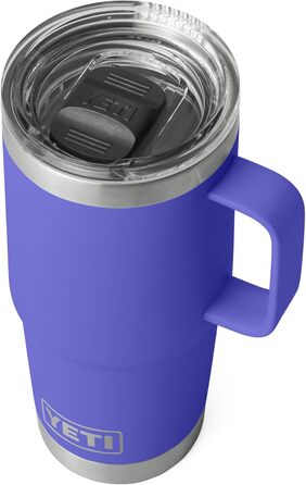 Кружка YETI Rambler, нерж. сталь, кришка Stronghold, ультрамарин, 20 унцій