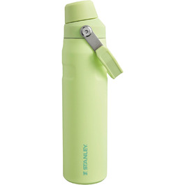 Термобутилка Stanley Iceflow Fast Flow 0.6 л для спорту, зручна спортивна пляшка для води, тримає холод до 10 годин, не протікає, можна мити в посудомийці, BPA-free, лимонна