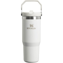 Термокружка Stanley Flip Straw 0.89 л з трубочкою, термос для води, спортивна пляшка, BPA Free, тримає холод 12+ годин, можна мити в посудомийці, Frost