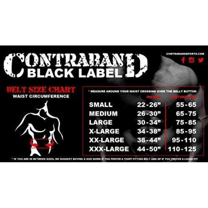 Пояс для важкої атлетики Contraband Black Label 4040, нейлоновий, з липучкою, ширина 12,7 см, з м'якою піною, для пауерліфтингу, бодібілдингу, чоловічий та жіночий