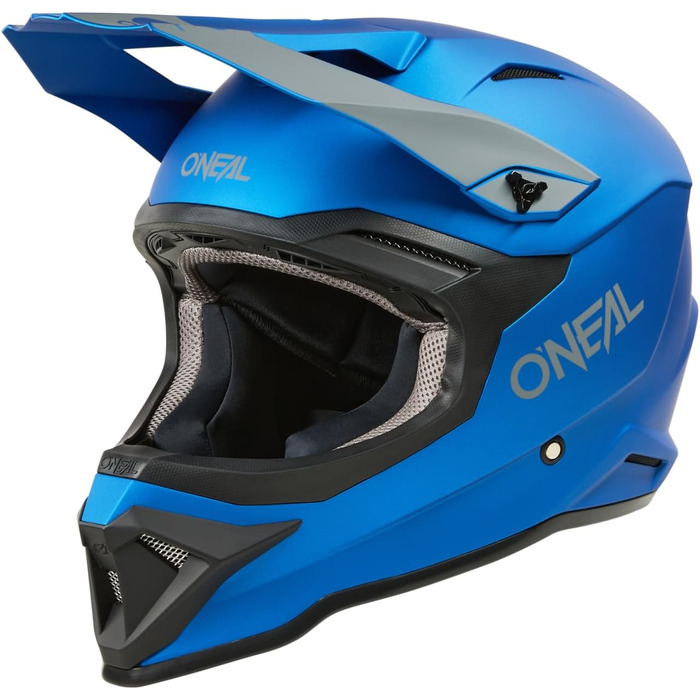 Мотокросовий шолом O'NEAL 3SRS Youth SOLID V.24 для підлітків, ABS, вентиляція, XS, синій