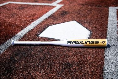 Ракетка Rawlings Ombre Fastpitch -11, алюміній, 76 см, білий/золотий