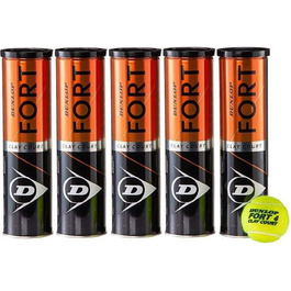 Тенісний м'яч DUNLOP Fort Clay Court 5 x 4 шт. Банки 20 м'ячів