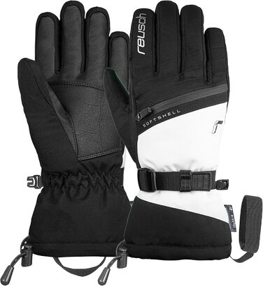 Рукавички жіночі Reusch Demi R-tex Xt Extra Warm, Водонепроникні, Дихаючі (8, чорний / білий)