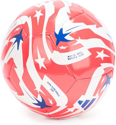 М'яч футбольний adidas FIFA World Cup Club 3, білий/червоний/синій/чорний, для дорослих