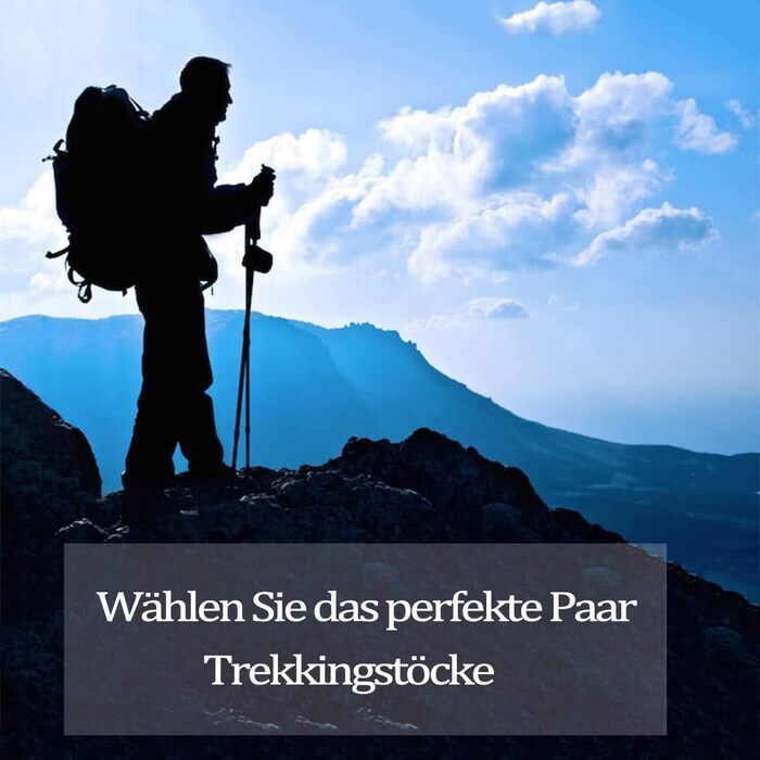 И трекінгові палиці Туристичні палиці з протиударною системою Телескопічні, розбірні, регульовані легкі палиці для ходьби Ультралегкі для походів, кемпінгу, гір, 2 шт.