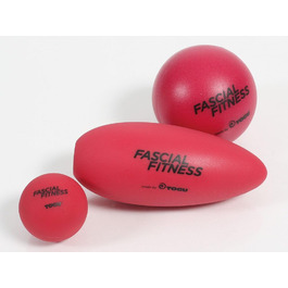 Набір для масажу фасцій TOGU Fascial Fitness, 3 м'ячі, червоний, XS/S/M