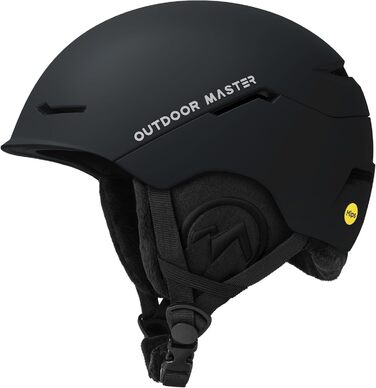 Шолом OutdoorMaster ELK MIPS, матовий чорний S для лиж та сноуборду