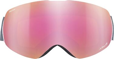 Гірськолижні окуляри Julbo Unisex Moonlight L рожева / сіра оправа - рожева лінза з синім дзеркалом