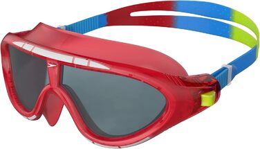 Окуляри для плавання Speedo Unisex Kids Junior Biofuse Rift (один розмір, лавовий червоний/японський синій/димовий)