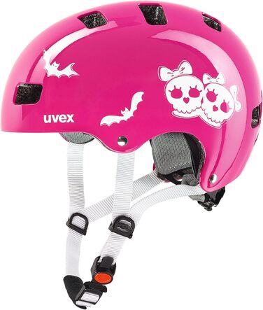Дитячий велосипедний шолом Uvex Kid 3, рожевий (Scary Pink), 51-55 см