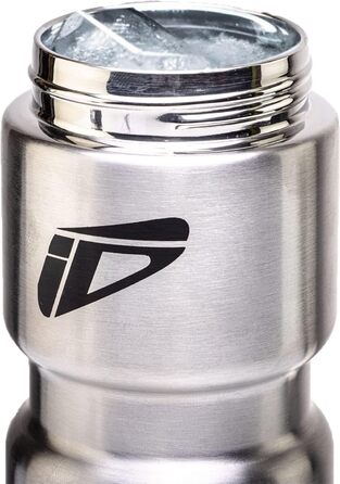 Speedfil Speedflask вакуумна термофляга з нержавіючої сталі для велосипеду та спорту, з кришкою, 2.0, срібляста