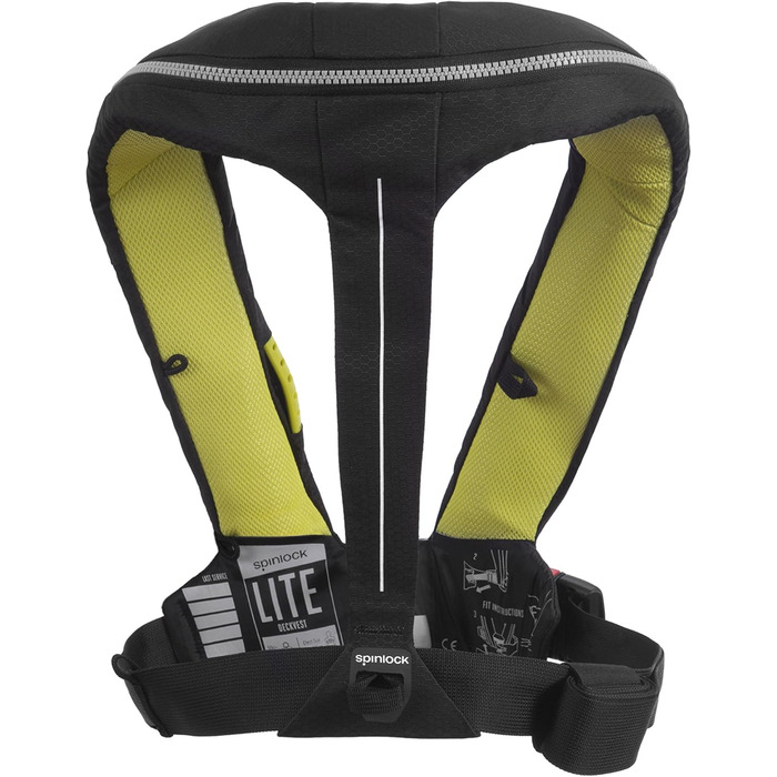 Рятувальний жилет Spinlock DeckVest LITE - Чорний - Легкий - Ультралегкий і низькопрофільний, зручна конструкція