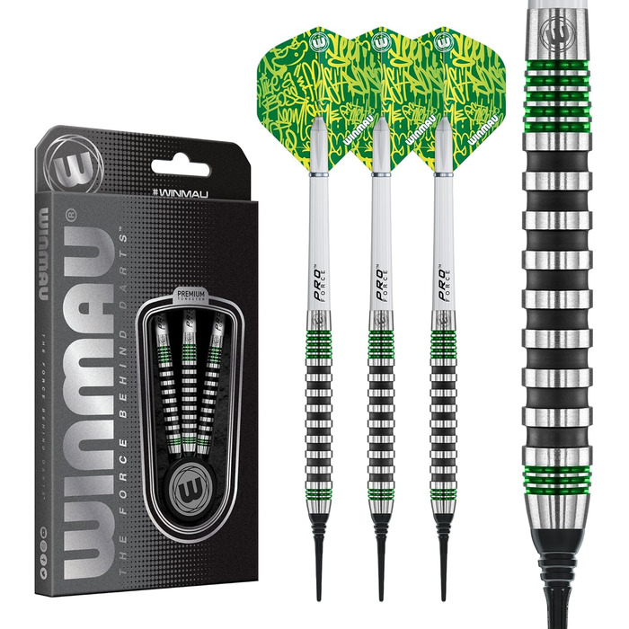 Набір вольфрамових виробів WINMAU Darts Advance 500 з прольотами (22G)