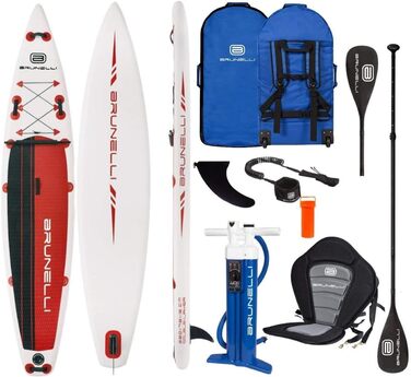 Надувна SUP-дошка Brunelli 12.6 Premium Touring, двошарова, 381 см