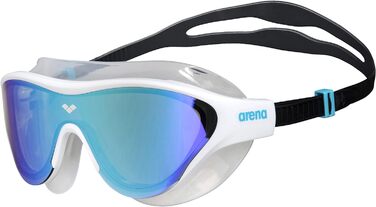 Окуляри для плавання ARENA Unisex The One Mask Mirror (упаковка з ук) NS СИНІЙ-БІЛИЙ-ЧОРНИЙ