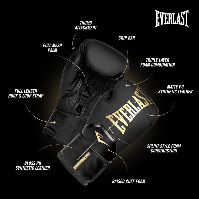 Жіночі боксерські рукавички Everlast Elite Prostyle для жінок