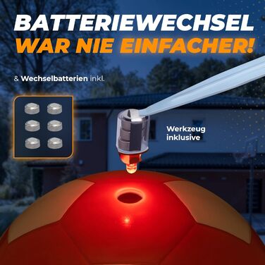 Футбол зі світлодіодним підсвічуванням - офіційний розмір 3 - Ідеально підходить для дітей - Повний комплект - 2 світлодіоди з сенсорною активацією для розваг у темряві - Футбол з підсвічуванням, Дитячий м'яч, що світиться, Футбол світиться (білий/помаран