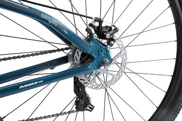 Алюмінієвий гірський велосипед BIKESTAR Hardtail Shimano 21 швидкісна трансмісія, дискові гальма 26, 27.5, 29 дюймові шини 16, 17, 18 дюймова рама Alu MTB СПРОБУЙТЕ 29 ДЮЙМІВ БЕЗ РИЗИКУ Дискові гальма синій і сірий