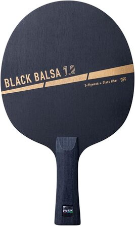 Основа для настільного тенісу VICTAS Holz Black Balsa 7.0, легка, швидка, 7 шарів