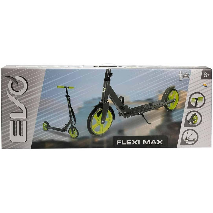 СКУТЕР EVO FLEXI MAX ЛАЙМ 200мм