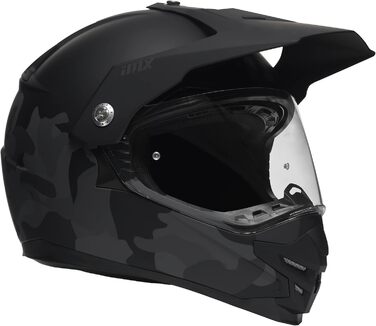 Мотошолом IMX RACING MXT-01 для бездоріжжя, 2 розміри оболонки, 3 розміри EPS, скло з UV-фільтром і сонцезахистом, знімна підкладка