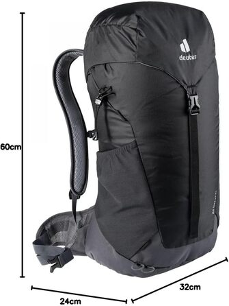 Рюкзак для туризму Deuter AC Lite 32 EL Extra Long, чорний/графіт