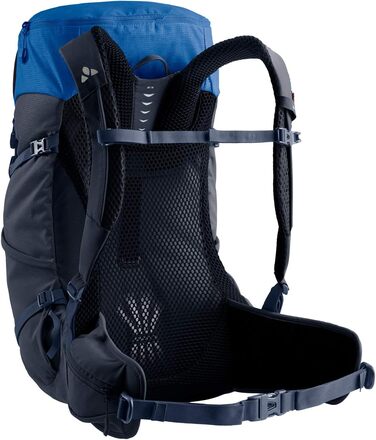 Туристичний рюкзак VAUDE Brenta 30 л, водовідштовхувальний, з дощовиком, для жінок і чоловіків, зручний, з відділеннями, синій