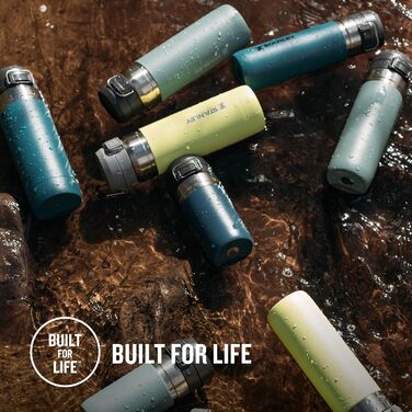 Термос-пляшка Stanley Quick Flip з нержавіючої сталі, 7+ годин холод, BPA-free, герметична, для води, зручна кришка, придатна для миття в посудомийці