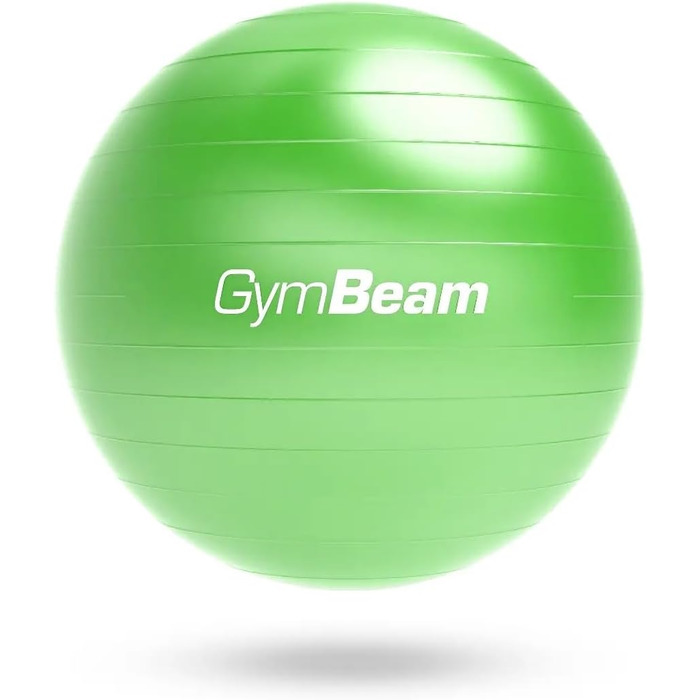 М'яч для вправ GymBeam 85 см з насосом, знімає біль (зелений)