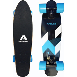 Скейтборд Apollo Fancy Vintage Mini Cruiser, дерев'яна палуба 22,5