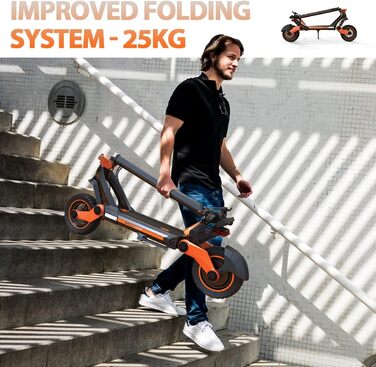 Електричний скутер E Scooter 52V 18Ah, 60 км, шина 10.5