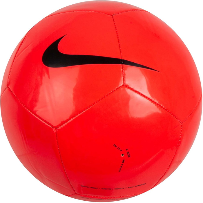 Футбольний м'яч Nike Pitch Team, розмір 4, біло-чорний, унісекс