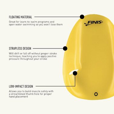 Весло Finis унісекс, плаваюче (XS, одиночне)