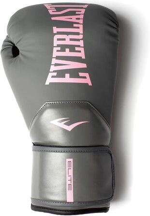 Жіночі боксерські рукавички Everlast Elite Prostyle 396.9 г (14 унцій) Сірий / Рожевий