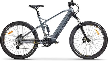 Електровелосипед Moma e-MTB 27.5", підвіска, SHIMANO 24 швидк., акум. 48В 13Ач