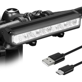 Світлодіодна фара для велосипеда 3000 Люмен, акумулятор 8000 мА·год, USB-C зарядка, водонепроникна, StVZO стандарт