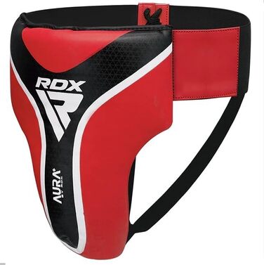 Захист паху RDX Aura Plus T17 для боксу, MMA, Муай Тай, єдиноборств – шкіра Kalix Skin, EVA-піна, захисна чаша PVC, дихаючий та легкий