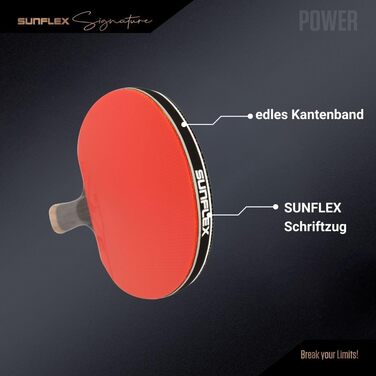 Ракетка для настільного тенісу Sunflex ITTF Signature Line з коробкою