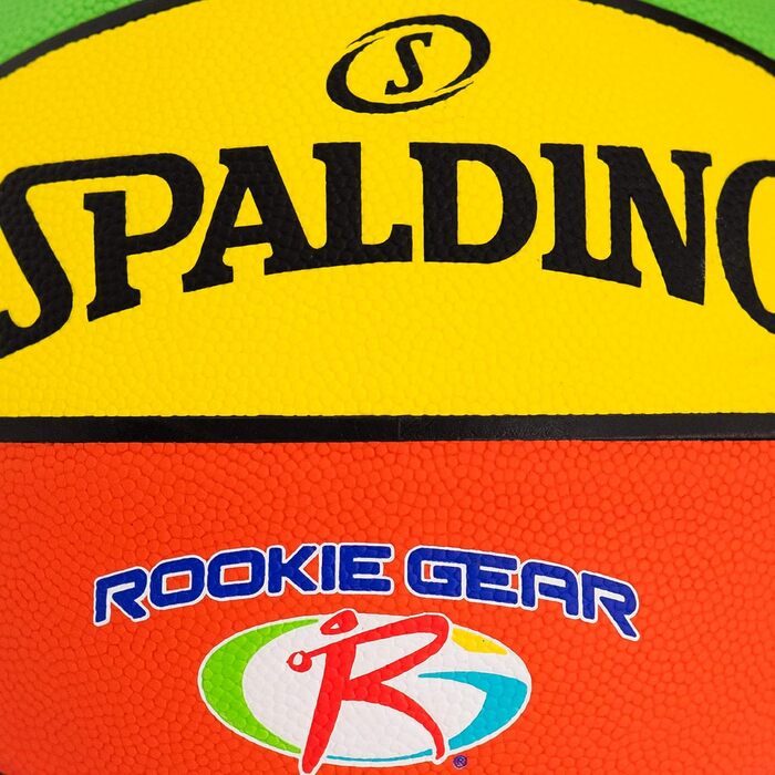 Молодіжний баскетбольний м'яч Spalding Rookie Gear, різнокольоровий, для приміщень та вулиці, 69,8 см