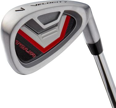 Набір ключок для гольфу WILSON Tour Velocity, 11 шт, чорний/червоний