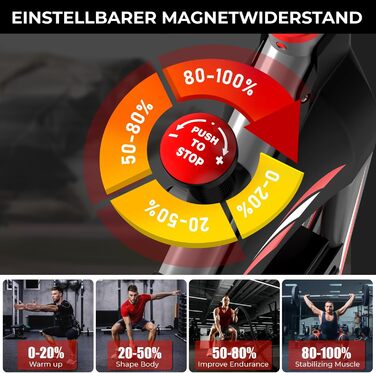 Велотренажер Micyox Ergometer, Фітнес-велосипеди TH-X3 з магнітним опором, Кардіотренування в приміщенні, РК-монітор з кріпленням iPad Велотренажер 150 кг Вантажопідйомність Сірий